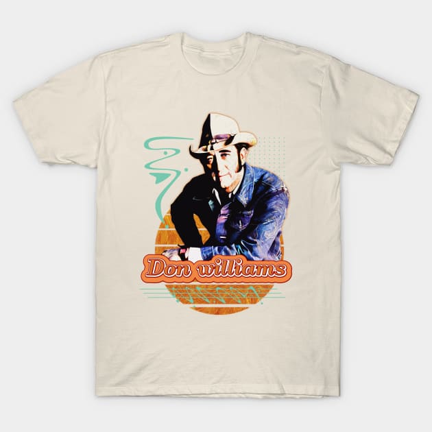 Don williams \\ Retro Art T-Shirt by Nana On Here